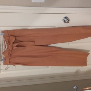 J. Crew Collection Wool Trouser with Fabric Belt